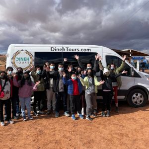 a group of people posing for the camera